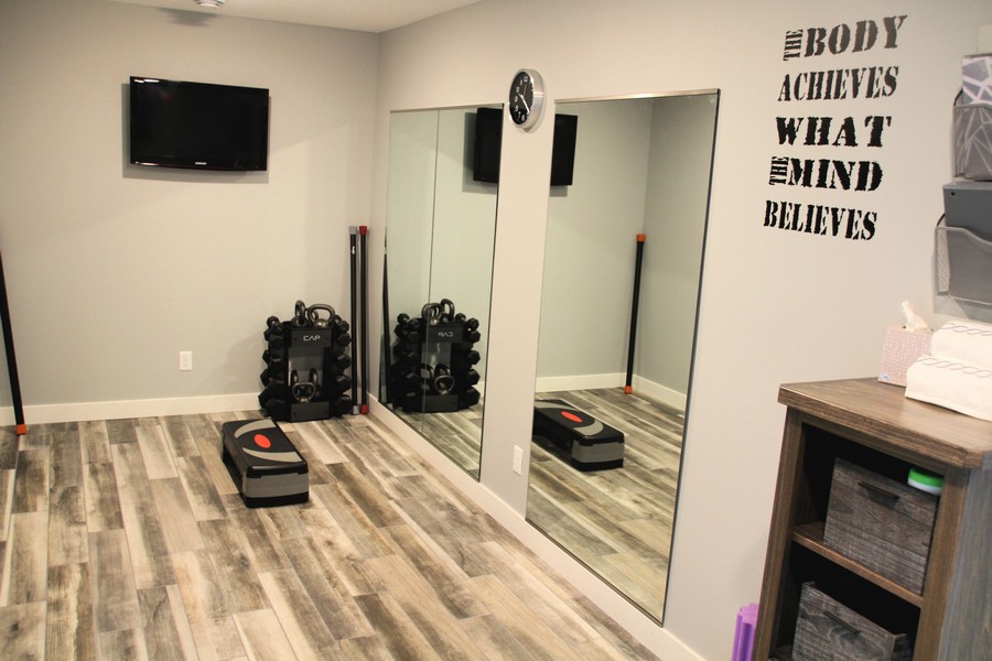 Anne's workout space