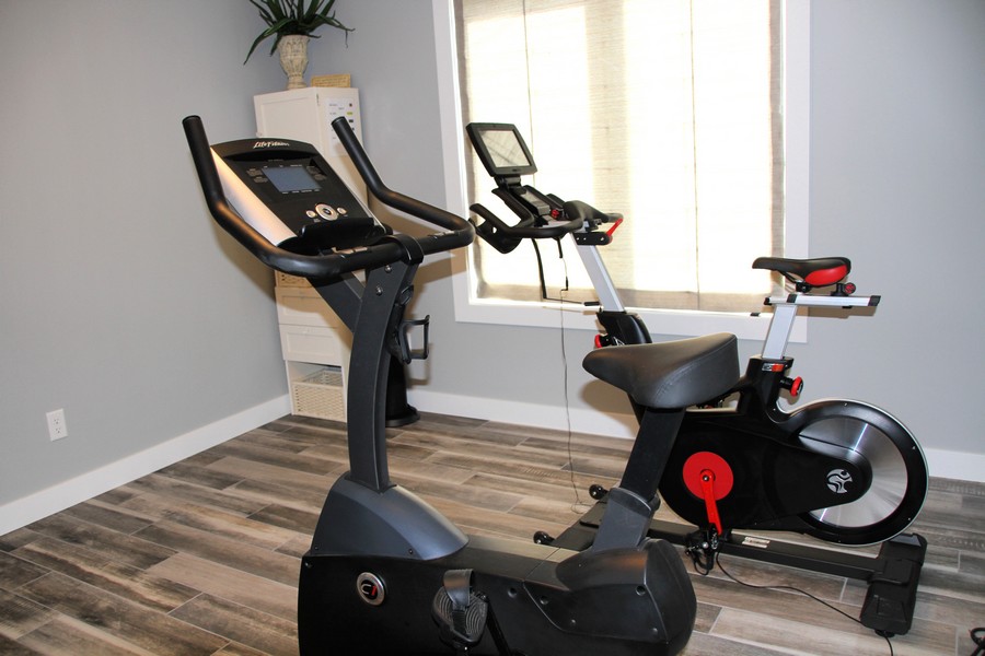 Anne's workout space